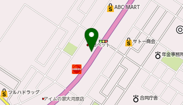 [EV]仙台トヨペット(株) 大河原バイパス店の地図画像