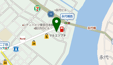 [EV]隅田商事(株) ENEOS Dr.Driveセルフ永代橋エコSSの地図画像
