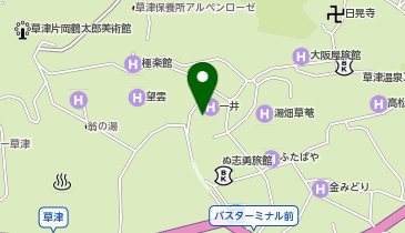 [EV]草津温泉 ホテル一井の地図画像