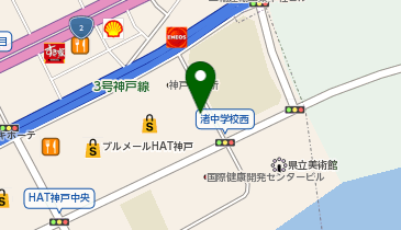 [EV]兵庫トヨタ自動車(株) レクサスHAT神戸の地図画像