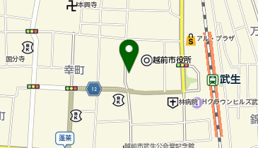 [EV]越前市役所の地図画像