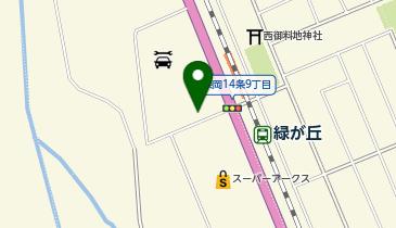 [EV]旭川トヨタ自動車(株) レクサス旭川の地図画像
