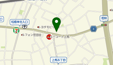 [EV]トヨタモビリティ東京(株) レクサス若林の地図画像