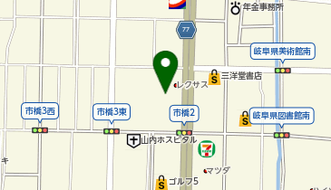 [EV]トヨタカローラネッツ岐阜(株) レクサス薮田の地図画像