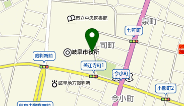 [EV]岐阜市庁舎 駐車場 (4階)の地図画像