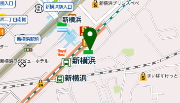 [EV]パーク24(株) タイムズ新横浜南口第5の地図画像