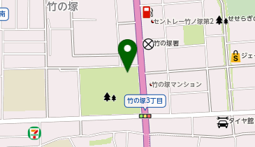 [EV]パーク24(株) タイムズ保木間公園の地図画像