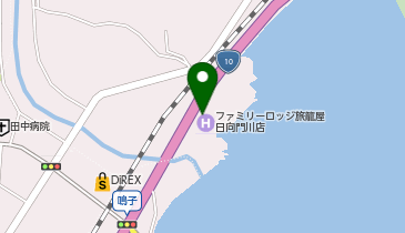 [EV](株)旅籠屋 ファミリーロッジ旅籠屋 日向門川店の地図画像