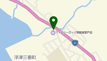 [EV](株)旅籠屋 ファミリーロッジ旅籠屋 室戸店の地図画像