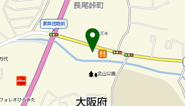 [EV](株)旅籠屋 ファミリーロッジ旅籠屋 大阪枚方店の地図画像