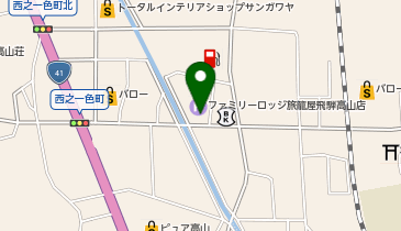 [EV](株)旅籠屋 【宿泊専用】ファミリーロッジ旅籠屋・飛騨高山店の地図画像