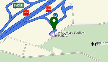 [EV](株)旅籠屋 【宿泊専用】ファミリーロッジ旅籠屋・長者原SA店の地図画像