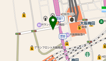 [EV]ポルシェジャパン(株) リンクス梅田 (地下P 4階)の地図画像