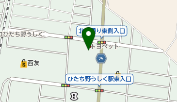 [EV]茨城トヨペット(株) ひたち野うしく店の地図画像