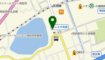 [EV]福岡トヨタ自動車(株) 九大学研都市店の地図画像