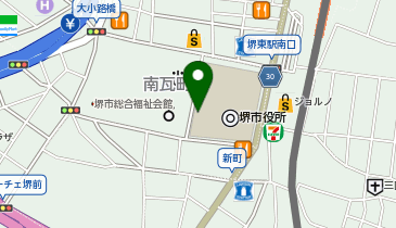 [EV]堺市役所 立体Pの地図画像