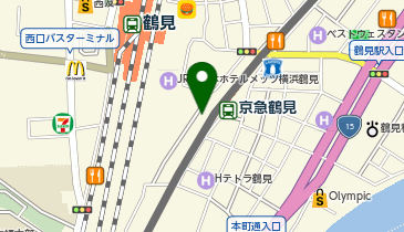 [EV]京急サービス(株) Kパーキング 鶴見第2 (出口付近)の地図画像