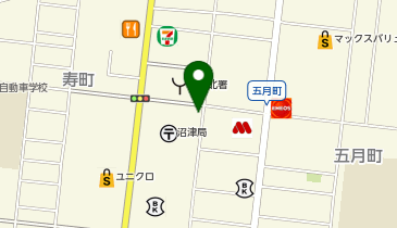 [EV]日本郵便(株) 沼津郵便局の地図画像