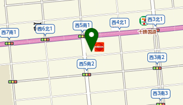 [EV]北海道エネルギー(株) ENEOS チャレンジ西5条SSの地図画像
