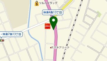 [EV]北海道エネルギー(株) ENEOS チャレンジ旭川神楽SSの地図画像