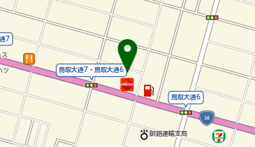 [EV]北海道エネルギー(株) ENEOS チャレンジ鳥取SSの地図画像