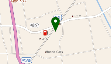 [EV]茨城トヨペット(株) 筑西神分店の地図画像