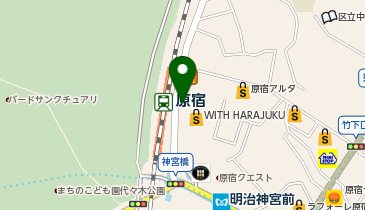 [EV](株)エヌ・ティ・ティ・ル・パルク WITH HARAJUKU (地下P)の地図画像