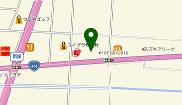 [EV]テスラモーターズジャパン ヤスサキワイプラザ 新保店 (福井SC)の地図画像