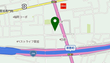 [EV](株)モトーレン埼玉 MINI 草加の地図画像