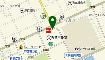 [EV]丸亀市役所 駐車場の地図画像