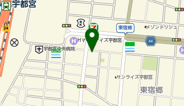 [EV]アパホテル宇都宮駅前 (別棟駐車場内)の地図画像