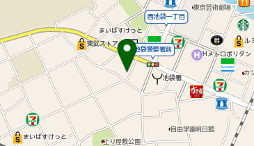 [EV]パーク24(株) タイムズ西池袋第14の地図画像