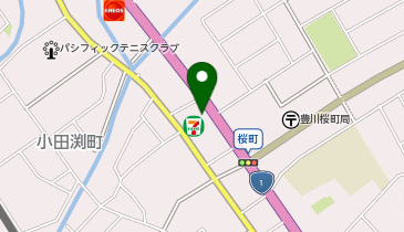 [EV]セブンイレブン豊川桜町店の地図画像