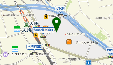 [EV]三井不動産(株) ゲートシティ大崎 (地下P)の地図画像
