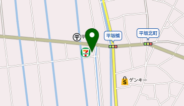 [EV]セブンイレブン西尾平坂町店の地図画像
