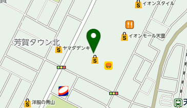 [EV]イオンモール天童 (南側平面P)の地図画像