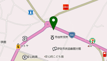 [EV]宇佐市安心院支所の地図画像