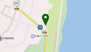 [EV]茨城県 アクアワールド茨城県大洗水族館 (大型バスP)の地図画像