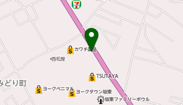 [EV]ヨークベニマル 坂東店の地図画像