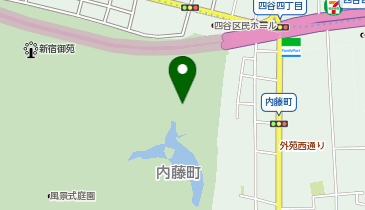 [EV]一般財団法人国民公園協会 新宿御苑の地図画像