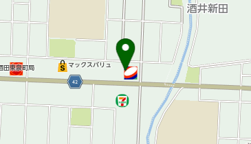 [EV]日之出石油(株) コスモ石油 酒田泉SSの地図画像