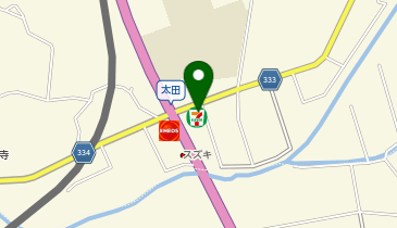 [EV]セブンイレブン湖西太田店の地図画像