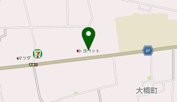 [EV]栃木トヨペット(株) 佐野店の地図画像