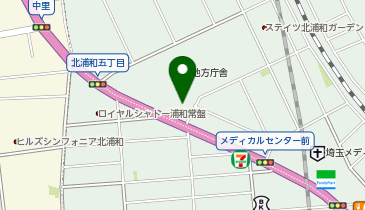 [EV]埼玉トヨタ自動車(株) レクサス浦和の地図画像