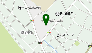 [EV]桐生市 美喜仁桐生文化会館 (桐生市市民文化会館)の地図画像