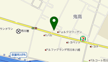 [EV]インポートカーズ(株) Volkswagen市川の地図画像