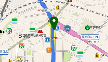 [EV](公財)東京都道路整備保全公社 池袋六ツ又駐車場 (高速5号線・池袋六ツ又陸橋下)の地図画像