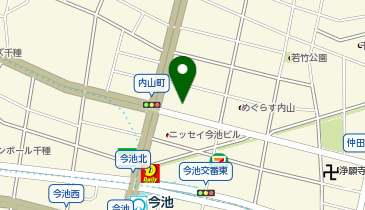 [EV](株)日本駐車場サービス ラッキーパーキング内山2丁目の地図画像