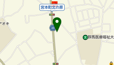 [EV]群馬トヨペット(株) ふじおか店の地図画像