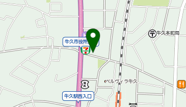[EV]セブンイレブン牛久駅西店の地図画像